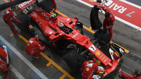 Kimi Räikkönen za deštivé kvalifikace v Itálii