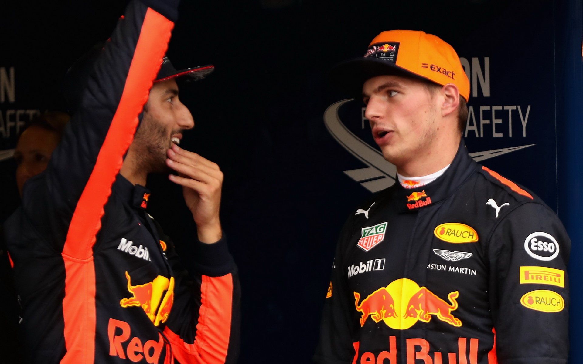 Max Verstappen a Daniel Ricciardo podeštivé kvalifikaci v Itálii