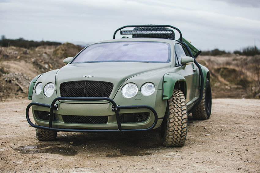 Upravený Bentley Continental GT se může z fleku vydat i na Rally Dakar