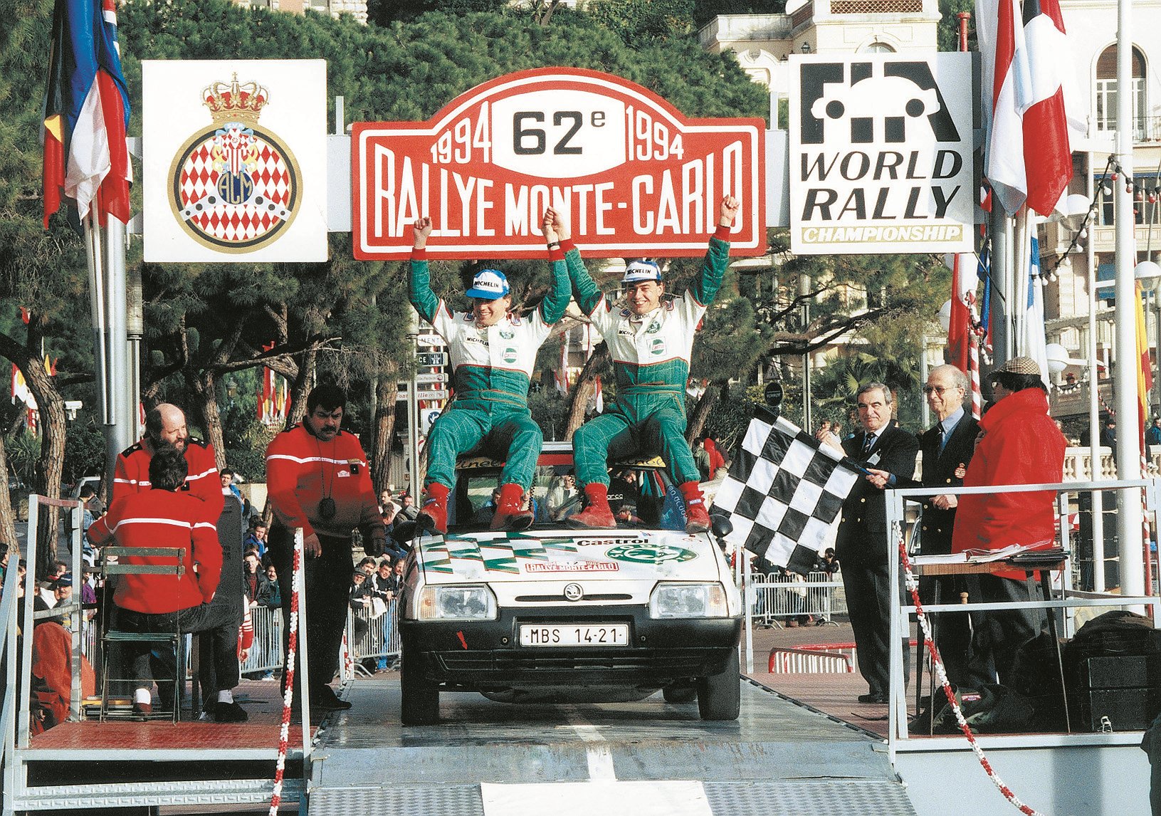 Škoda Favorit na Rallye Monte-Carlo