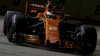 Stoffel Vandoorne při tréninku v Singapuru