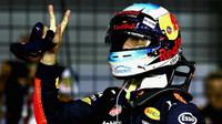 Max Verstappen po kvalifikaci v Singapuru