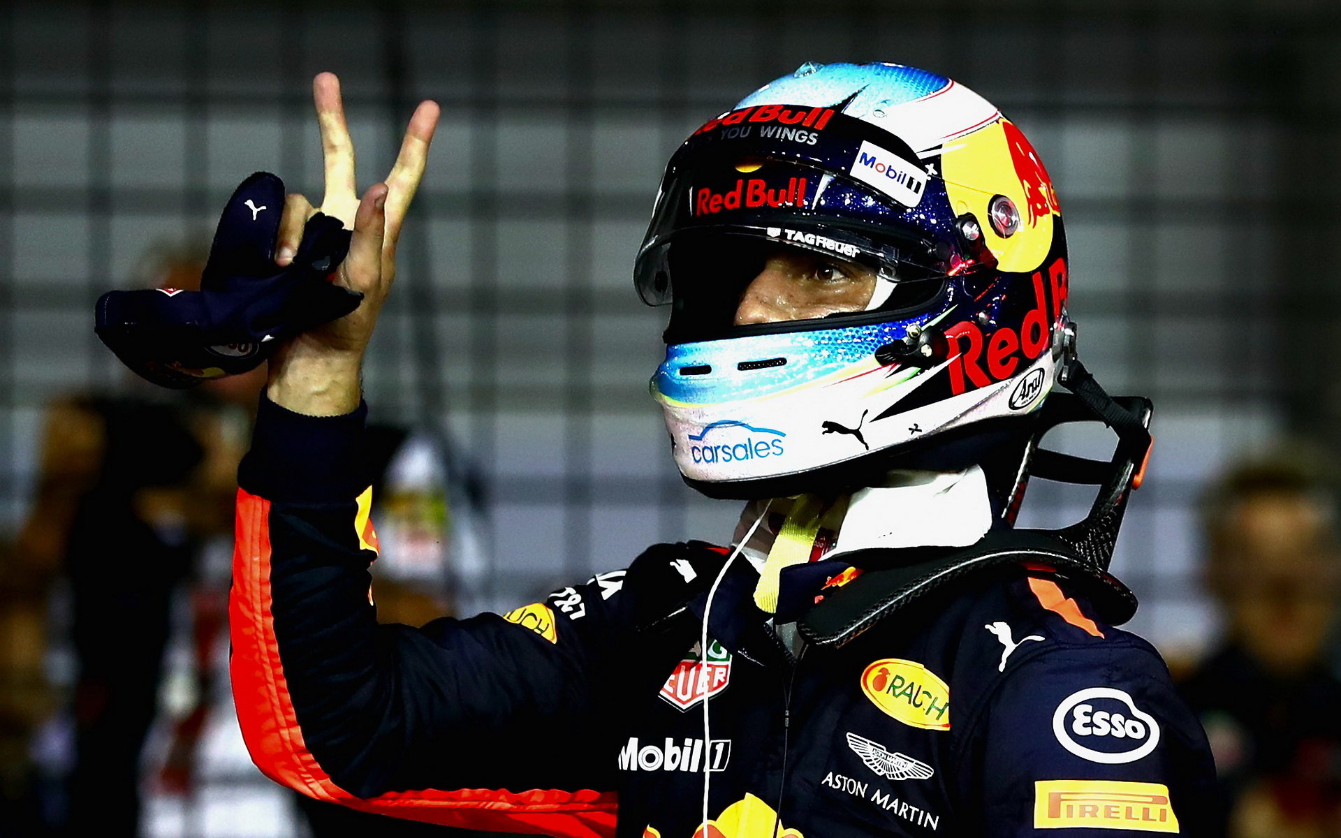 Max Verstappen po kvalifikaci v Singapuru