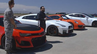 Záběry ze závodu "World's Greatest Drag Race 7", který uspořádal Motor Trend