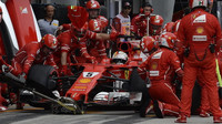 Sebastian Vettel v závodě v Malajsii