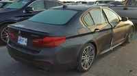 BMW M550i poškozené hurikánem Harvey