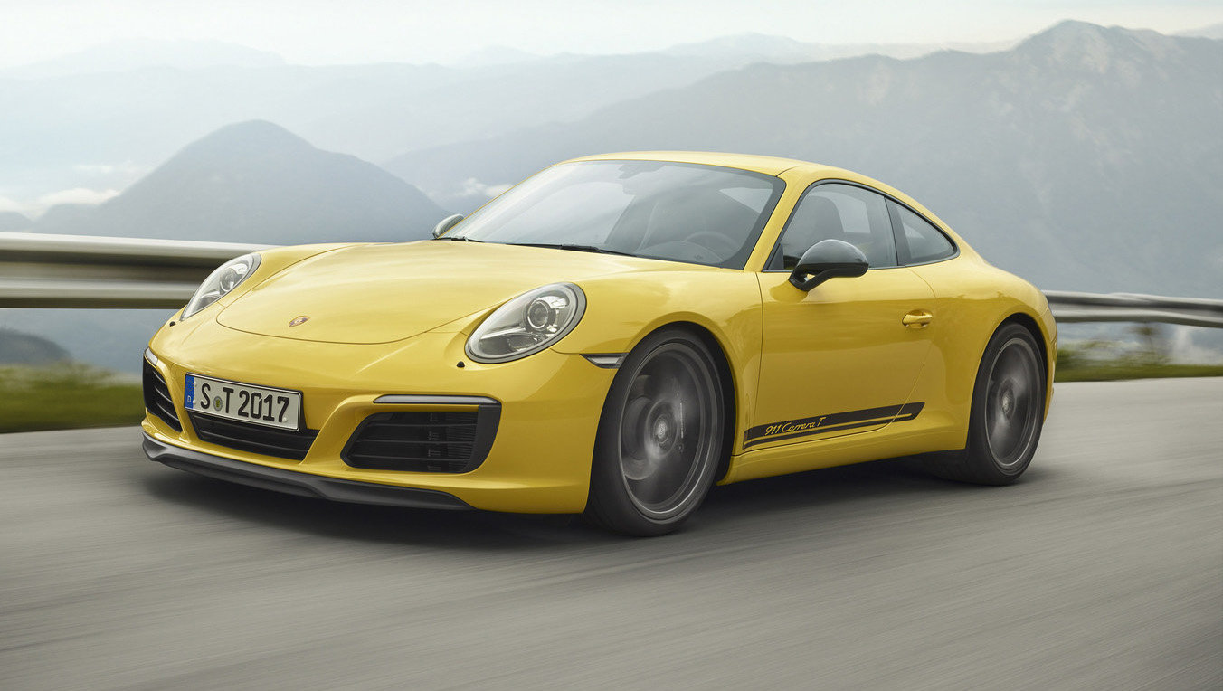 Například žluté Porsche 911 Carrera T rozhodně není špatnou volbou