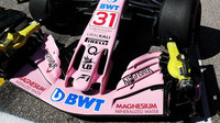 Přední křídlo vozu Force India VJM10 - Mercedes v Austinu