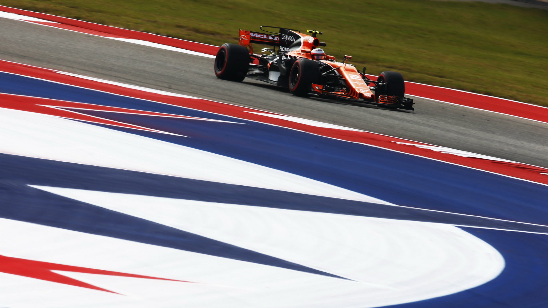 Stoffel Vandoorne s McLarenem v Austinu
