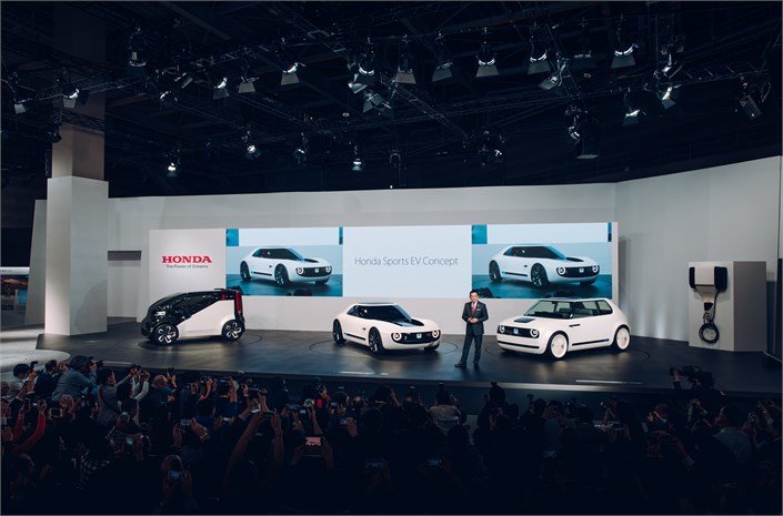 Prezentace společnosti Honda na tokijském autosalonu