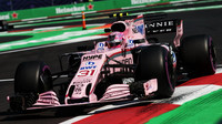 Esteban Ocon v tréninku v Mexiku