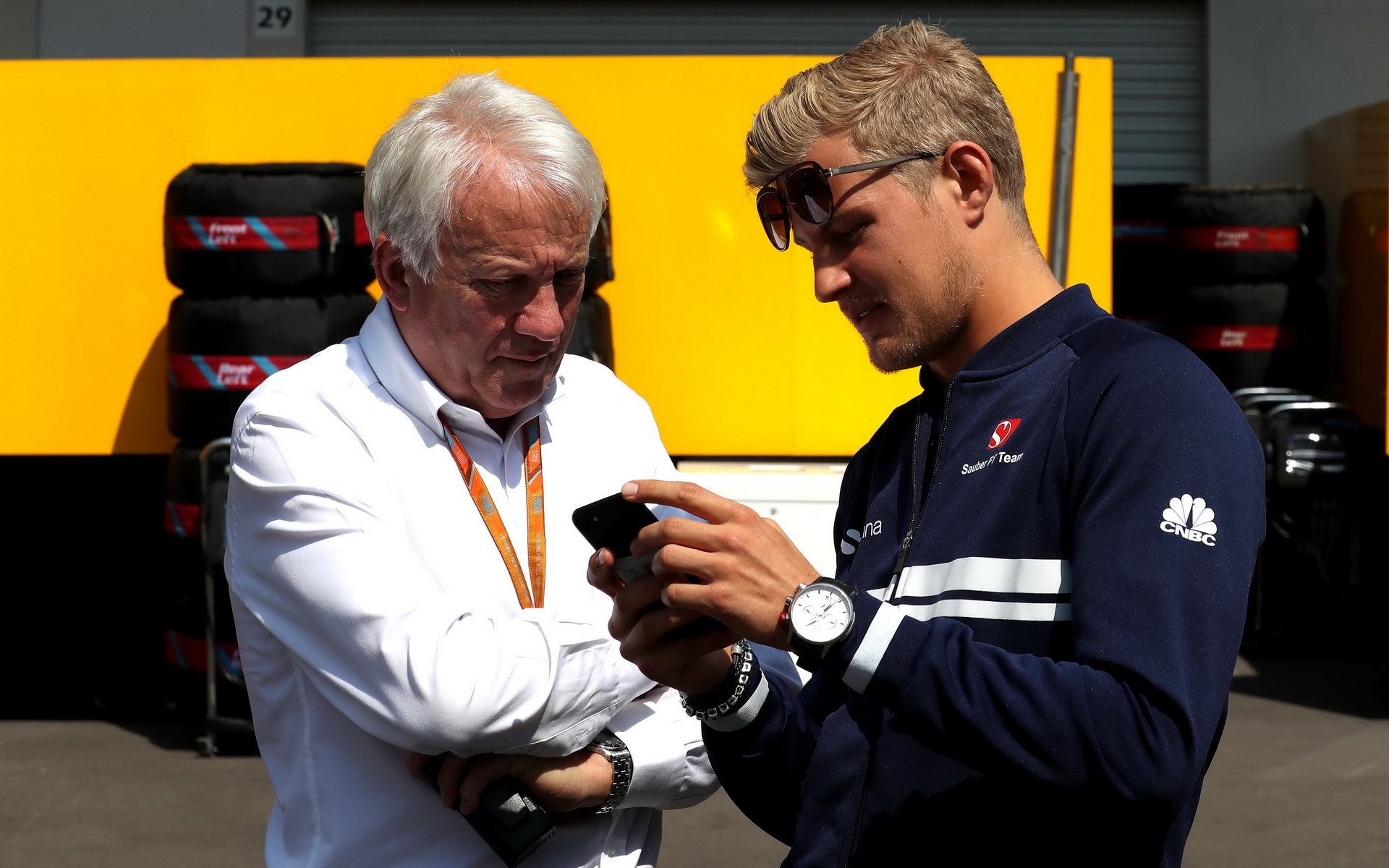 Charlie Whiting a Marcus Ericsson