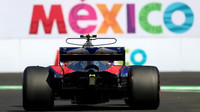 Pierre Gasly v tréninku v Mexiku