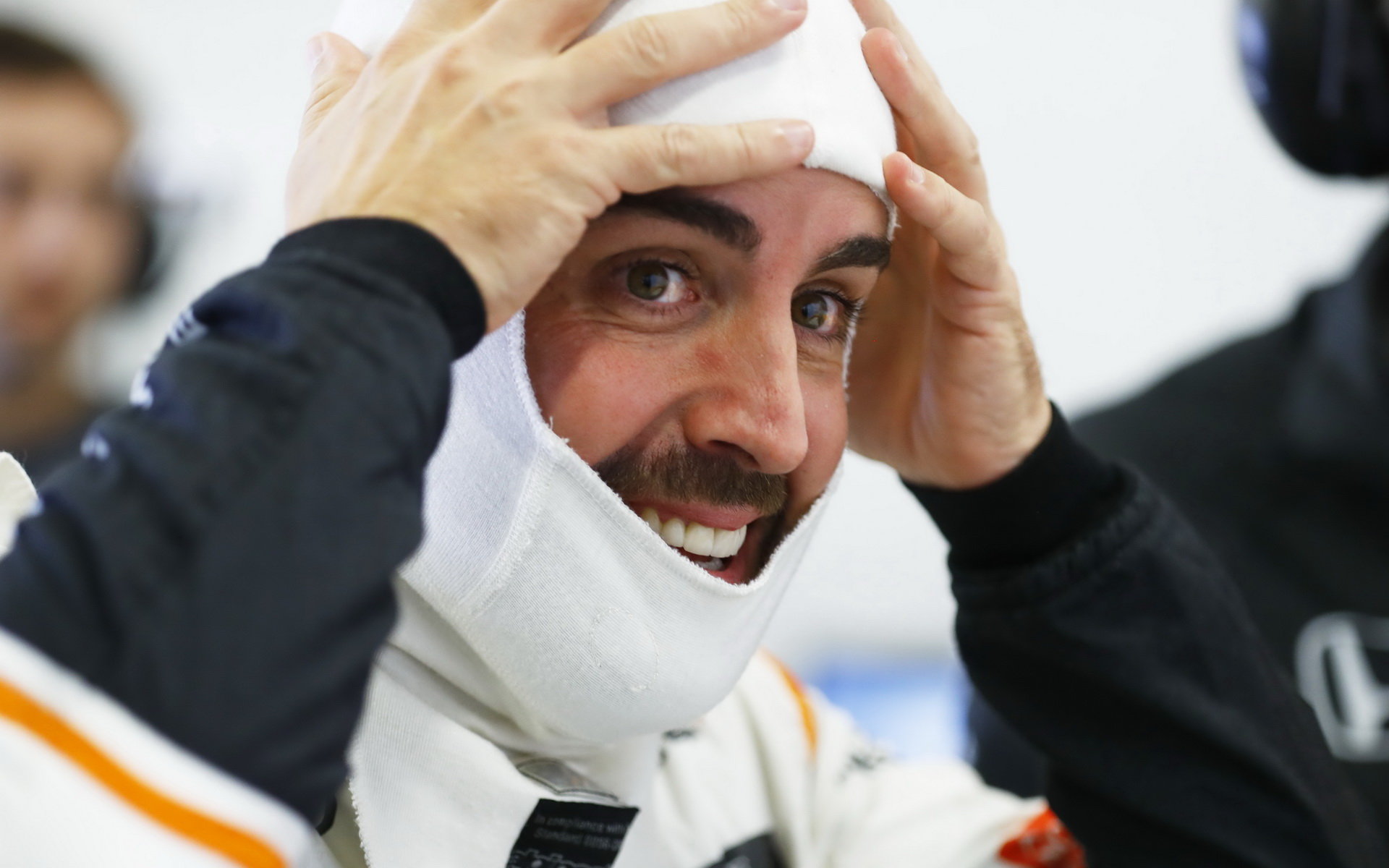 Fernando Alonso v kvalifikaci v Mexiku