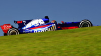 Brendon Hartley v tréninku v Brazílii