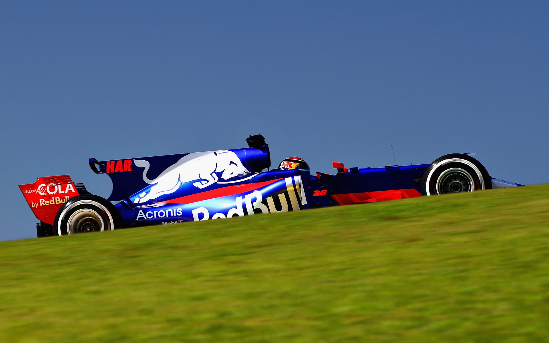 Brendon Hartley v tréninku v Brazílii