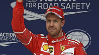 Sebastian Vettel po kvalifikaci v Brazílii
