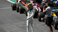 Lewis Hamilton po závodě v Brazílii