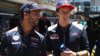 Daniel Ricciardo a Brendon Hartley v  Brazílii