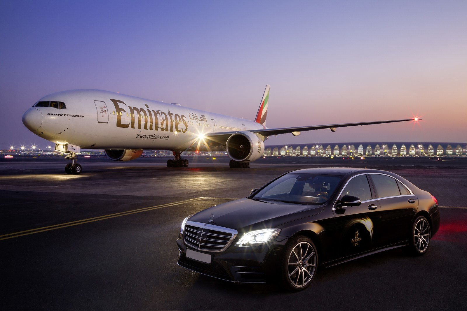 Nová první třída v letadlech Boeing 777 společnosti Emirates se inspirovala luxusním interiérem vozu Mercedes-Benz S-Class