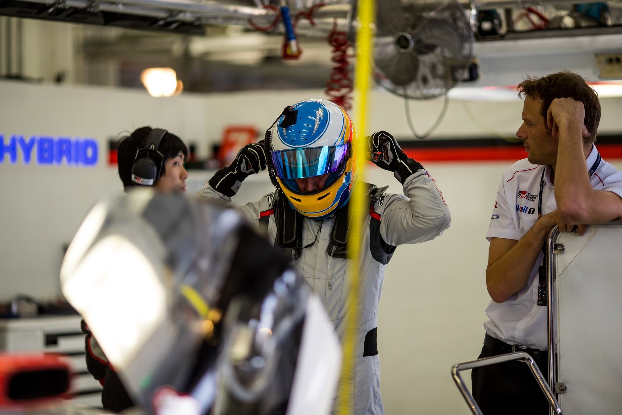 Fernando Alonso při testech s Toyotou v Bahrajnu