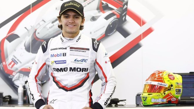 Pietro Fittipaldi při testech v Bahrajnu s Porsche