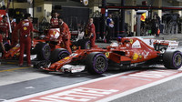 Kimi Räikkönen a Sebastian Vettel v kvalifikaci v Abú Zabí