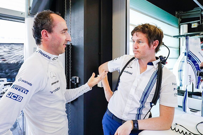 Robert Kubica při testech s Williamsem v Abú Zabí