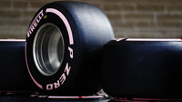 Nová směs pneumatiky Pirelli "Hyper měkká" při testech v Abú Zabí