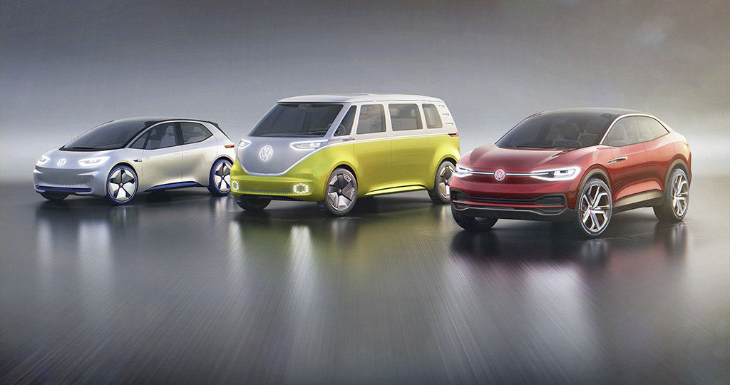 Rodina elektrických vozů Volkswagen I.D.