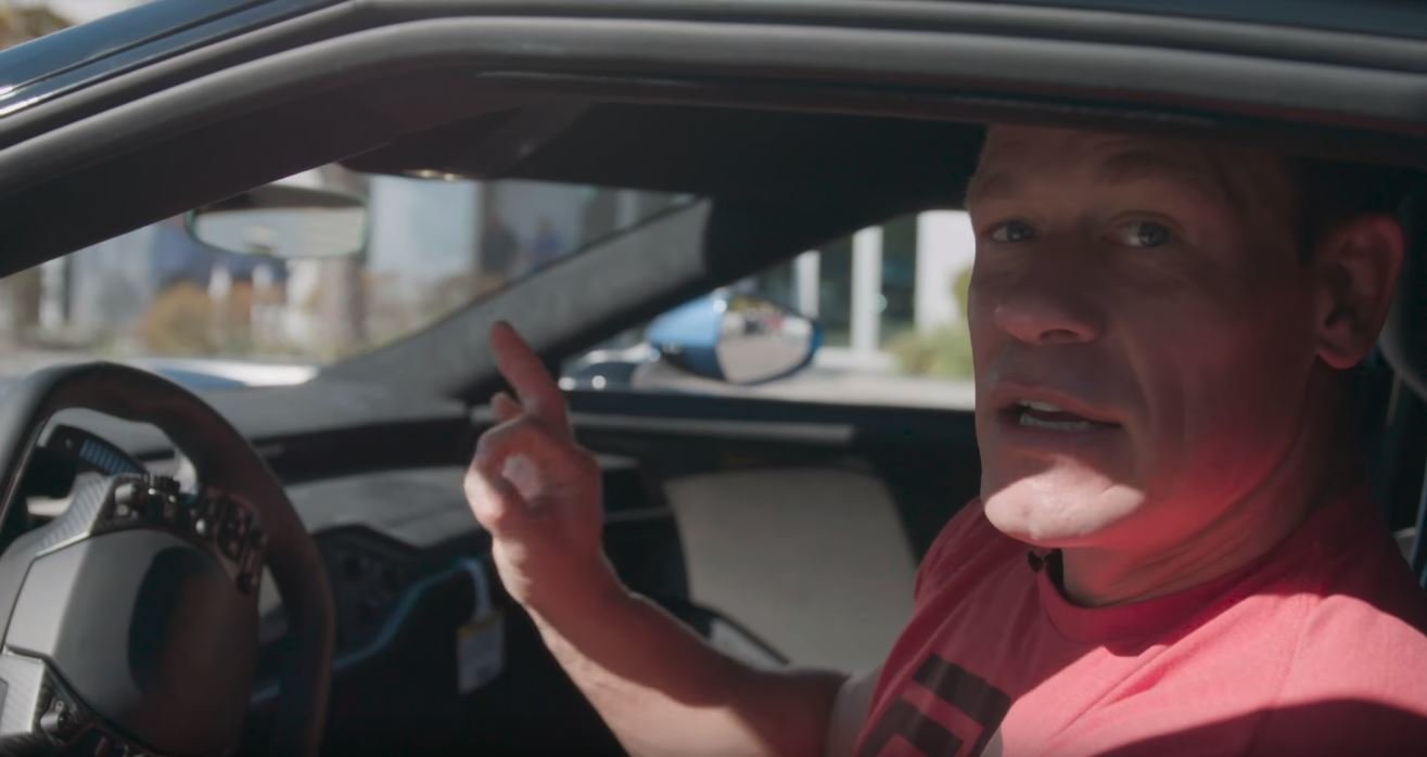 John Cena a jeho Ford GT