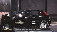 Fiat Punto během crash testů Europ NCAP absolutně pohořel