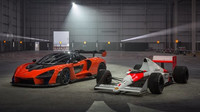 Silniční McLaren Senna se slavným monopostem MP4/5