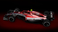 Jeden z neoficiálních grafických návrhů vozu týmu Alfa Romeo Sauber F1