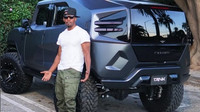 Jamie Foxx se svým novým SUV Rezvani Tank