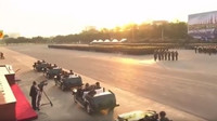 Armádní Volkswagen 181 během přehlídky ke "Dni thajské armády"