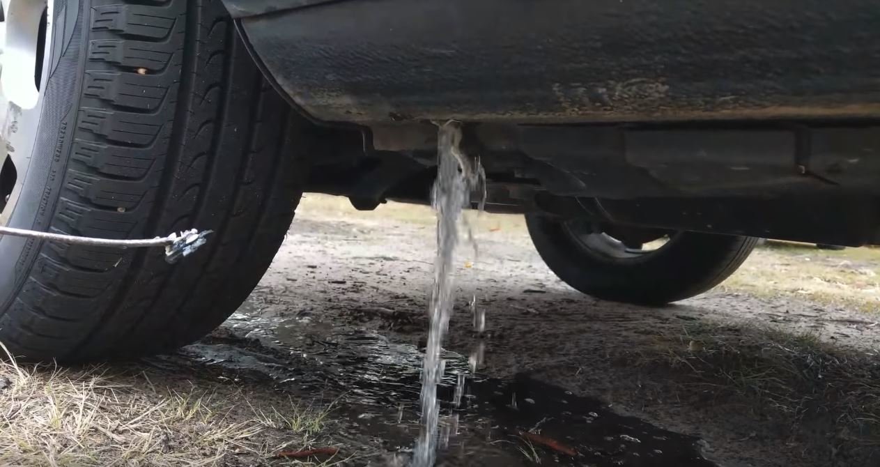 Vypouštění vody z prahů Volkswagenu Touareg