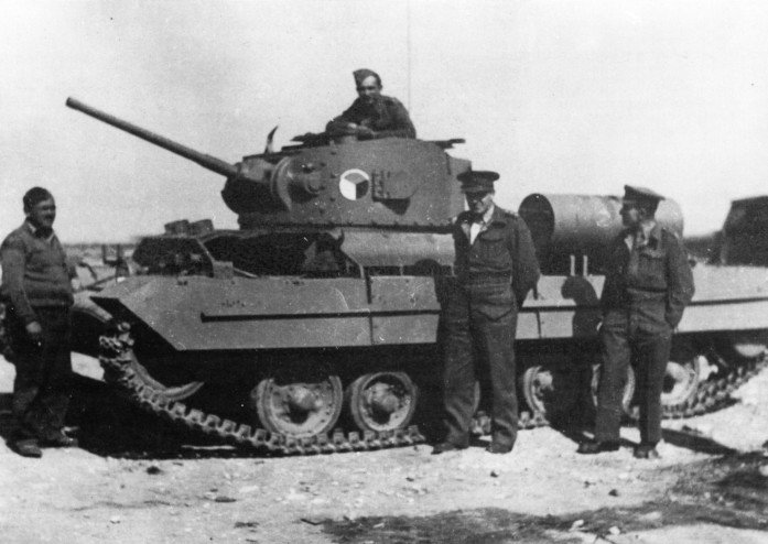 První dva československé tanky (typ Valentine) si vojáci zprovoznili v Africe svépomocí