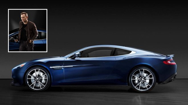 Daniel Craig prodává svůj jedinečný Aston Martin Vanquish z edice Centenary