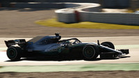Valtteri Bottas v druhých předsezonních testech v Barceloně