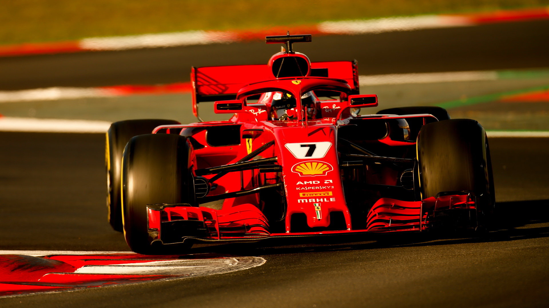 Kimi Räikkönen v druhých předsezonních testech v Barceloně