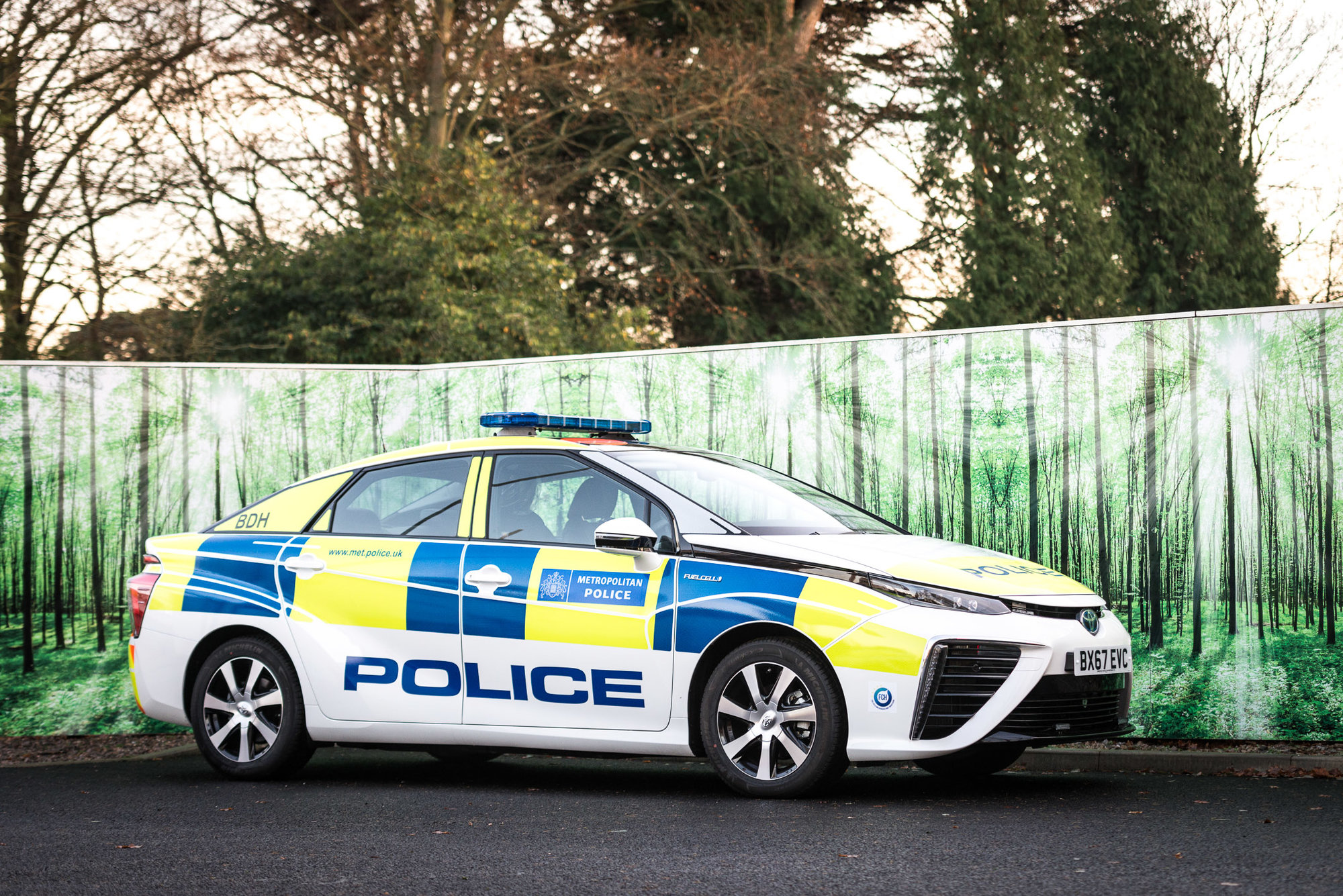 Toyota Mirai ve službách britské policie