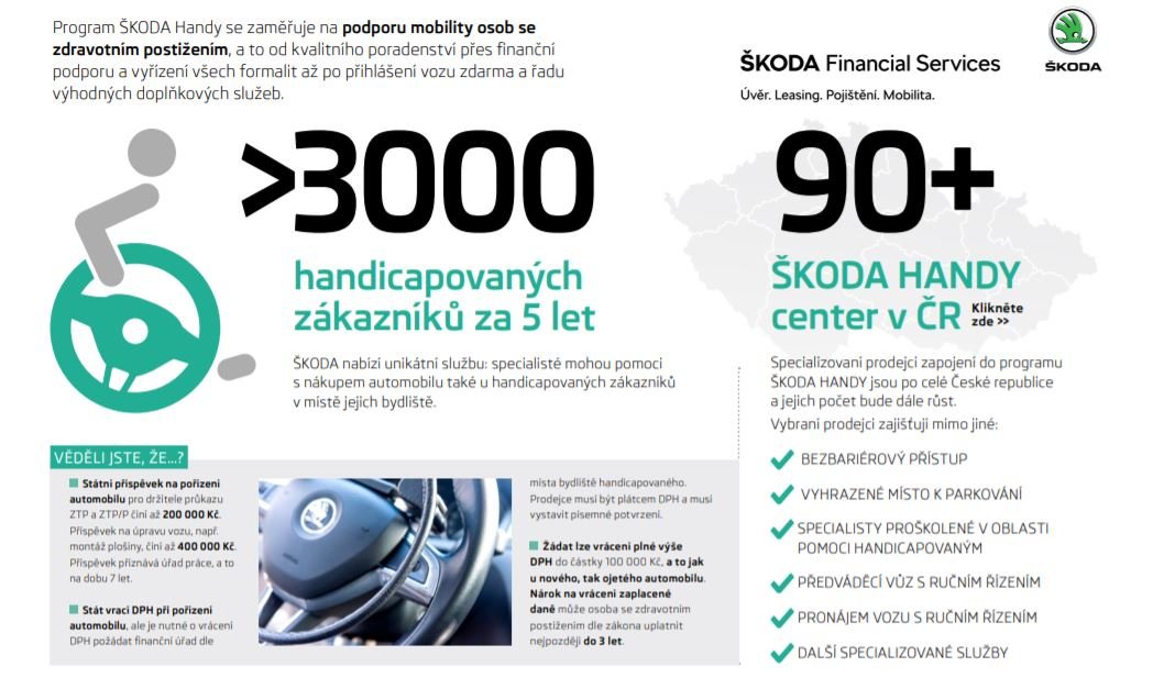 Automobilka Škoda Auto prezentuje program Škoda Handy
