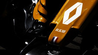 Detail předního křídla vozu Renault v Melbourne v Austrálii