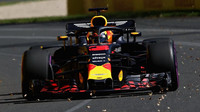 Daniel Ricciardo při pátečním tréninku v Melbourne v Austrálii
