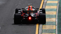 Daniel Ricciardo v kvalifikaci v Melbourne v Austrálii