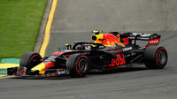 Max Verstappen v kvalifikaci v Melbourne v Austrálii