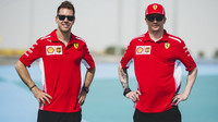 Sebastian Vettel a Kimi Räikkönen v Bahrajnu