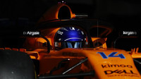 Fernando Alonso v kvalifikaci v Bahrajnu