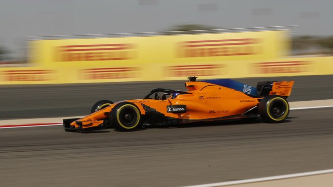 Fernando Alonso s McLarenem MCL33